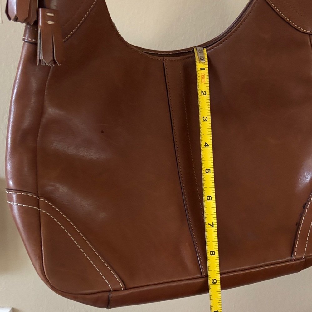 Coach Brown Leather Hobo Bag - Picture 4 of 8